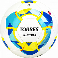 Мяч футб. "TORRES  Junior-4" F320234 р.4  32п. вес310-330, руч.сш.